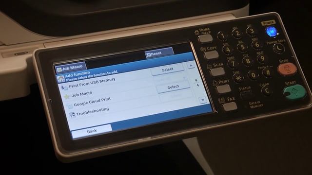 OKI MC8 menu setup смотреть онлайн