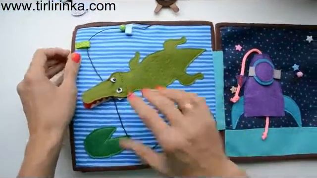 Kids travel book by TirliRinka /quiet book TirliRinka смотреть онлайн