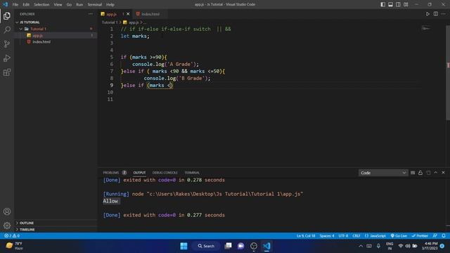 Conditional Statement in JavaScript #javascript #programming #coding #html #react #python #viral смотреть онлайн