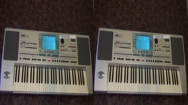 KORG PA 50 professional arranger synth performing Analogyst music in 3D 4K UHD смотреть онлайн
