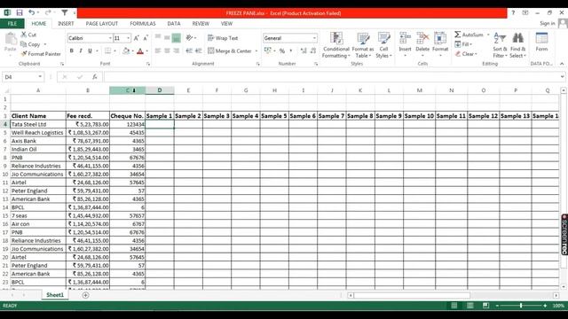 Freeze Panes In #Excel | Freeze Rows and Columns In Excel смотреть онлайн
