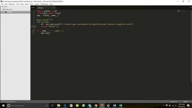 Python Quick Hit: Display Spreadsheet in Browser with Pandas & Flask смотреть онлайн