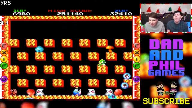 PHIL'S CHILDHOOD ADVENTURE! Dan vs Phil׃ Bubble Bobble rus sub смотреть онлайн