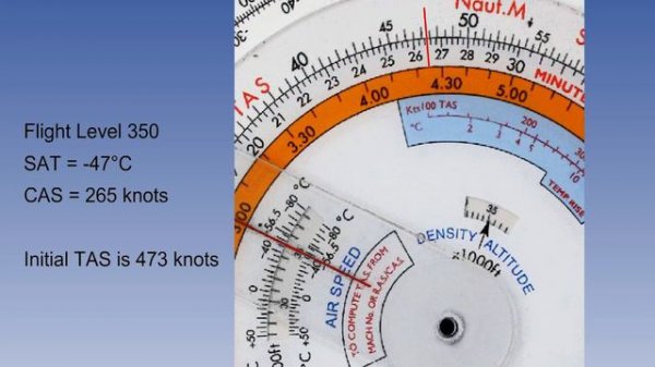 024  ATPL Training   General Navigation #24 Navigation Computers   True Airspeed above 300 knots