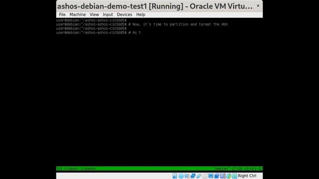 AshOS Debian Install Demo (walk-through) смотреть онлайн