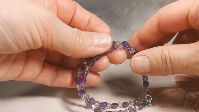 Браслет Аметист,хрусталь смотреть онлайн