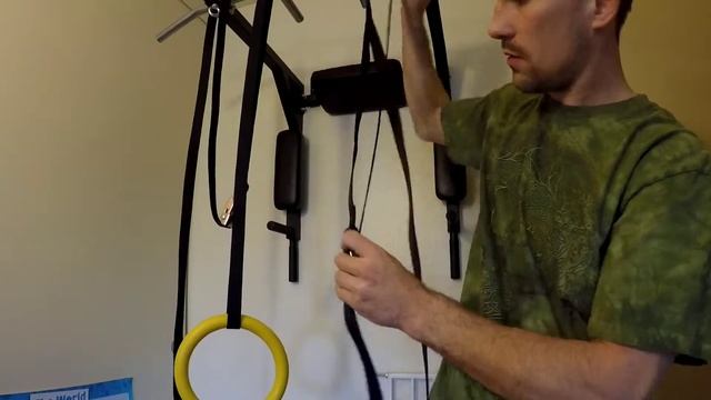 Как повесить/закрепить гимнастические кольца на турник
