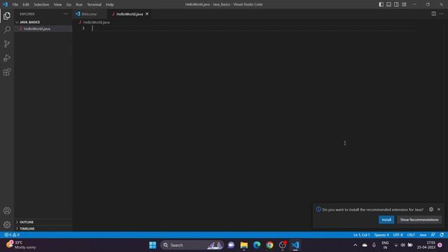 Visual Studio Code Installation|| VSCode Setup in Java || Running first Java Program in VSCode смотреть онлайн