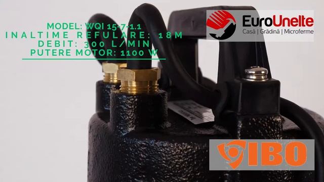 POMPA APA MURDARA CU TOCATOR SI FLOTOR 1100 W IBO DAMBAT смотреть онлайн