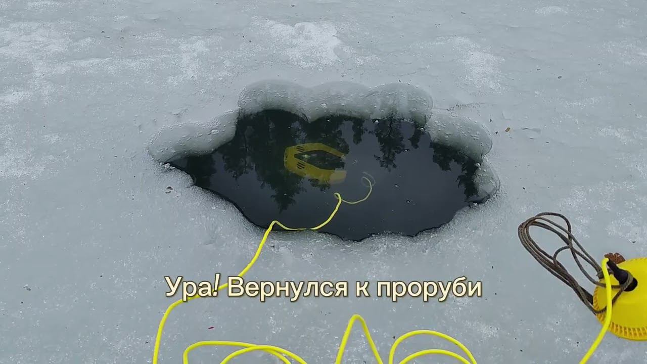 Подводный дрон Chasing DORY на карьере для платной рыбалки смотреть онлайн