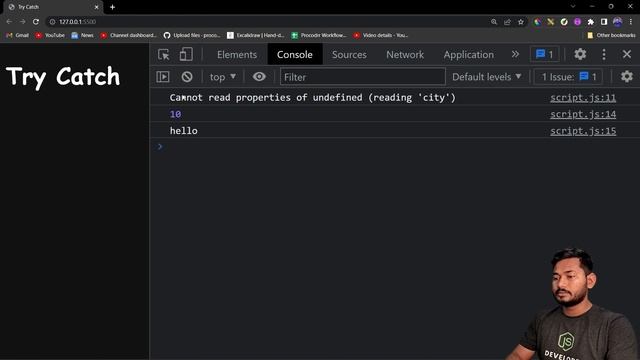 Try and Catch Block in JavaScript | The Complete JavaScript Course | Ep.77 смотреть онлайн