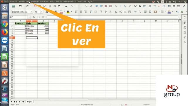 Cómo inmovilizar columnas y filas en Libre Office NW Group - RESUELTO смотреть онлайн
