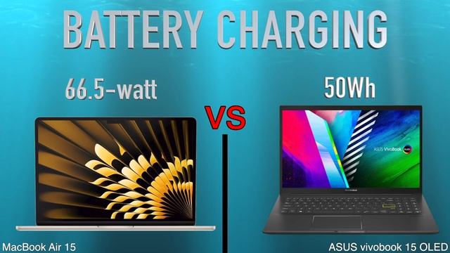 MacBook Air 15 vs ASUS vivobook 15 OLED смотреть онлайн