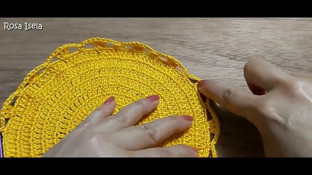 Mantelito para plato/corazones en Crochet смотреть онлайн