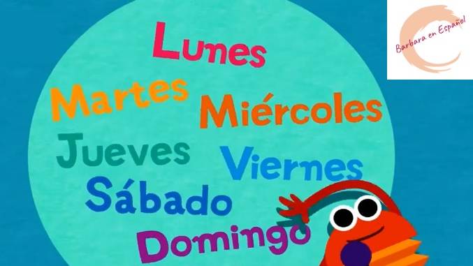 Дни недели на испанском языке - Los días de la semana en español смотреть онлайн