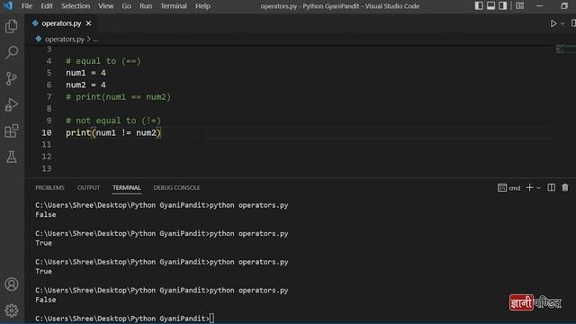 Comparison operators | Lecture 10 | Python for Beginners смотреть онлайн