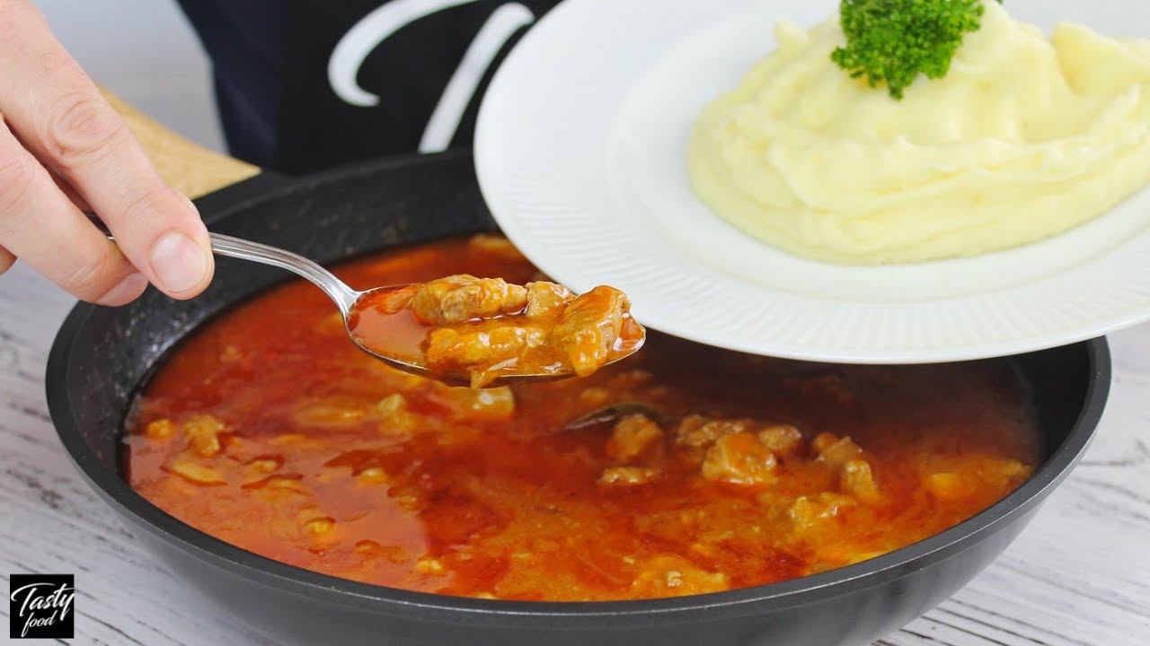 Гуляш, Вкус из Детства! Так Просто и Так Знакомо! (Мясо с подливой) смотреть онлайн