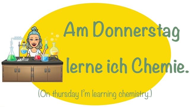 Die Wochentage / Tage / German Weekdays / Days / Almanca Günler / Deutsch lernen смотреть онлайн