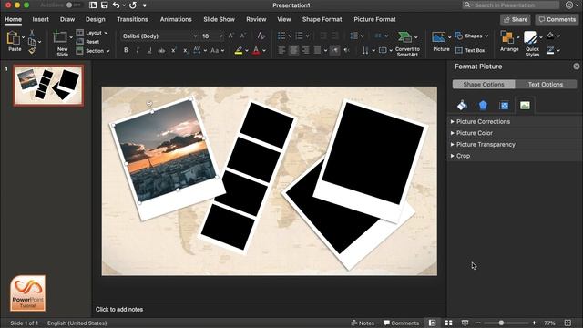 How to Make Polaroid Style Frames in PowerPoint смотреть онлайн