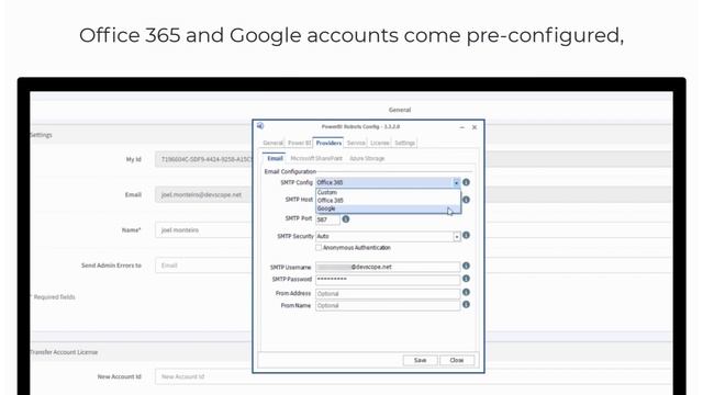 Configuring The PowerBI Robots Desktop Agent