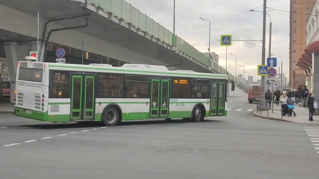 Автобус ЛиАЗ 5292.22 на маршруте 645п смотреть онлайн
