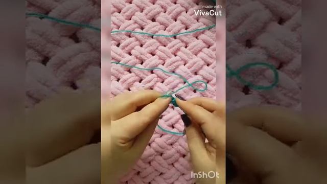 Платочная вязка.Вязание за переднюю стенку лицевыми петлями . смотреть онлайн