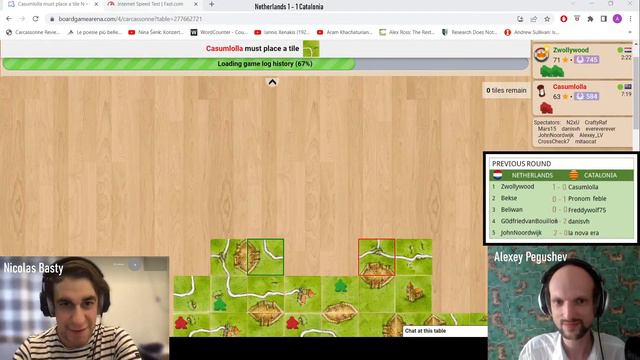 NETHERLANDS vs CATALONIA - Play-off of World Team Carcassonne Online Championship 2022 смотреть онлайн