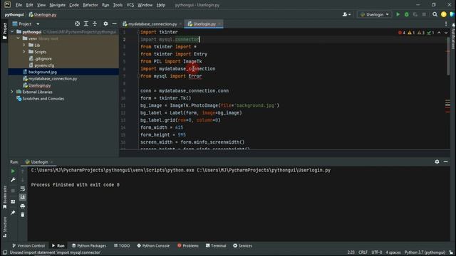 Python Programming 2023 - Python Login with Signup Form - with MySQL Database Xampp смотреть онлайн