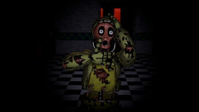 Springtrap lifting up his mask and screaming (SFM) смотреть онлайн