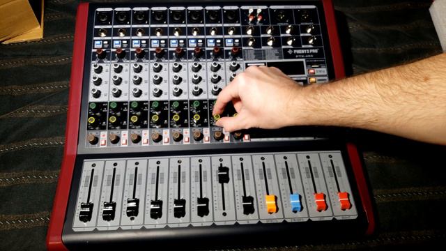 Unboxing Phenyx Pro PTX-400 Audio Mixer 8+2 Channels смотреть онлайн