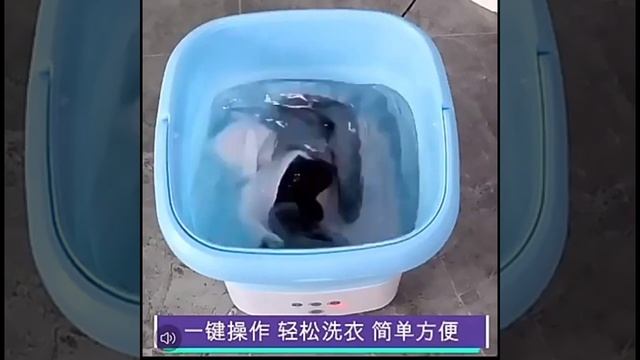 MINI FOLDING WASHING MACHINE WITH DRYER смотреть онлайн