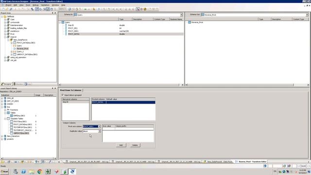 SAP BO Data Services Tutorial: Unpivot смотреть онлайн