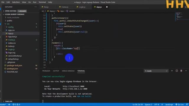 React JS - How to create Login & Signup with Firebase смотреть онлайн