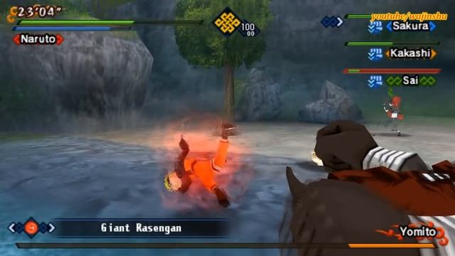 Naruto Shippuden Kizuna Drive Walkthrough Part 11 Yomito True Form Boss Fight 60 FPS смотреть онлайн