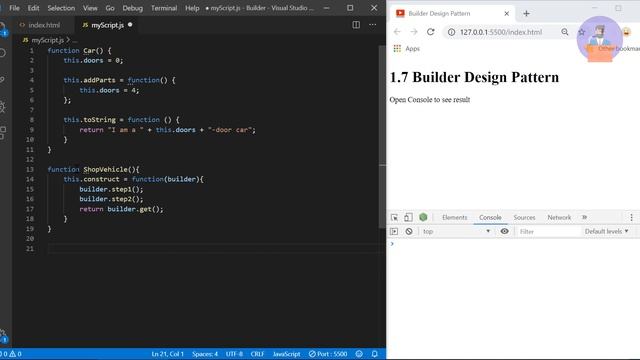 1.7 Creational Design Patterns | Builder Pattern смотреть онлайн