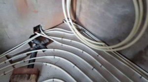 Система отопления для бани: тёплый пол и два радиатора.