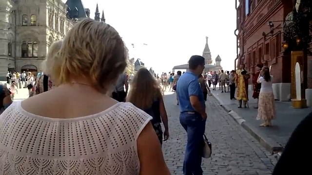 Москва прогулка Красная площадь смотреть онлайн