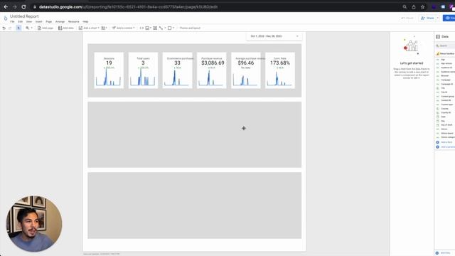 How To Connect Data Studio To Google Analytics 4 (For Beginners) смотреть онлайн