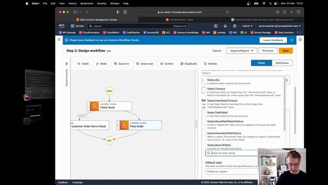 Build Long Running Background Services with Step Functions, AWS Lambda and .NET смотреть онлайн