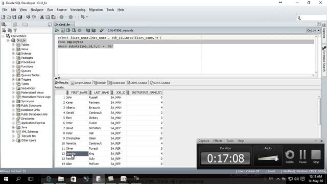 011- Oracle Sql Arabic Course - single row functions- Character Functions2 - اوراكل ديفلوبر смотреть онлайн