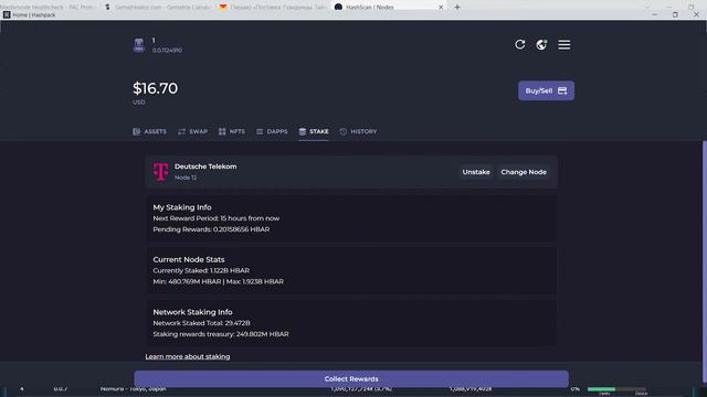 СТЕЙКИНГ HBAR НА КОШЕЛЬКЕ HASHPACK. СКОРО ПОДДЕРЖКА ЛЕДЖЕР (HEDERA STAKING)