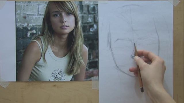 81 Рисуем портрет девушки / часть 1 смотреть онлайн