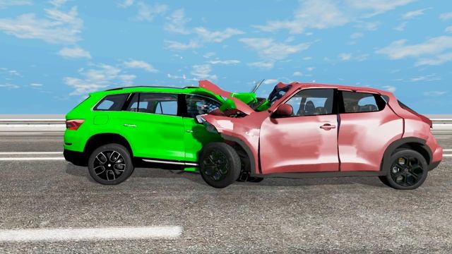 Skoda Kodiaq Vs Nissan Juke – Face to Face BeamNG.Drive смотреть онлайн