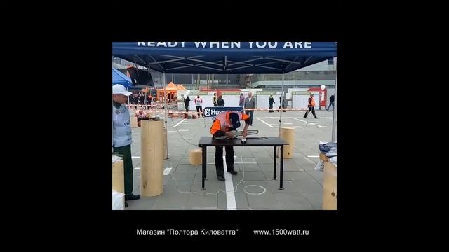 Как поменять цепь на бензопиле за 17 секунд! А ты сможешь? смотреть онлайн