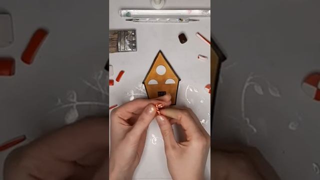 Новогодний домик из полимерной глины смотреть онлайн