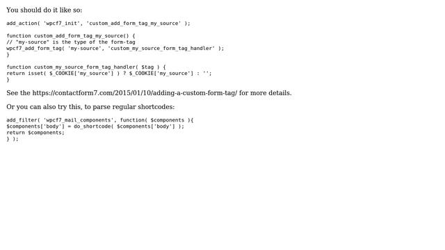 Wordpress: Add custom variable in Contact Form 7 mail body (4 Solutions!!) смотреть онлайн