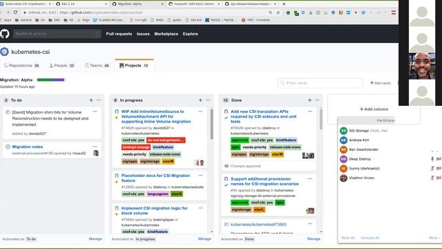 Kubernetes SIG Storage - CSI Implementation Workgroup 20190306 смотреть онлайн