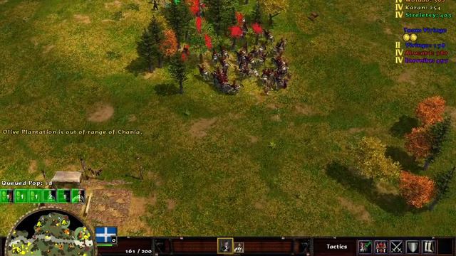 Greek Imperial Age Warfare in Age of Empires 3 Wars of Liberty Patch 1.0.15e 3 vs 3 смотреть онлайн