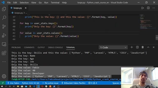 ? Python 3 crash course 2020 | #10 Loops смотреть онлайн