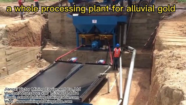 How to recover gold from alluvial gold? (only 3 gold washing plants required) #washingmachine #gold смотреть онлайн